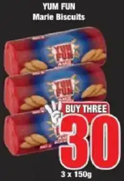 Boxer YUM FUN Marie Biscuits offer