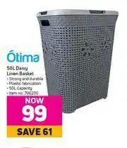 Game Otima 50L Daisy Linen Basket offer