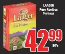 Boxer LAAGER Pure Rooibos Teabags offer