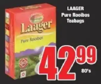 Boxer LAAGER Pure Rooibos Teabags offer