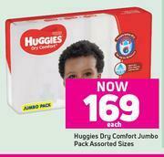 Game Huggies Dry Comfort Jumbo Pack (Assorted Sizes)-Each offer