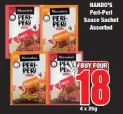 Boxer NANDO'S Peri-Peri Sauce Sachet Assorted offer