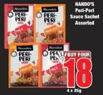 Boxer NANDO'S Peri-Peri Sauce Sachet Assorted offer