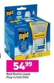 Game Raid Electric Liquid Plug In Unit-33ml offer