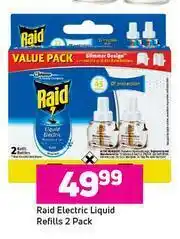 Game Raid Electric Liquid Refills-2's Per Pack offer