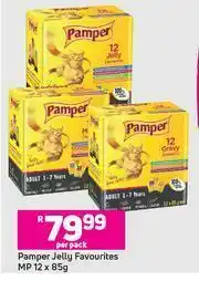 Game Pamper Jelly Favourites MP-12 x 85g Per Pack offer