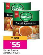 Game Rhodes Smooth Apricot Jam-For 2 x 900g offer