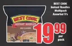 Boxer BEST COOK Instant Noodles Multipack Assorted offer