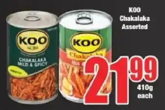 Boxer KOO Chakalaka Assorted offer