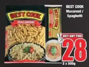 Boxer BEST COOK Macaroni/ Spaghetti offer