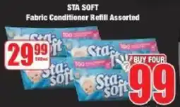 Boxer STA SOFT Fabric Conditioner Refill Assorted offer