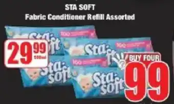 Boxer STA SOFT Fabric Conditioner Refill Assorted offer