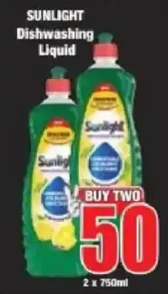 Boxer SUNLIGHT Dishwashing Liquid offer