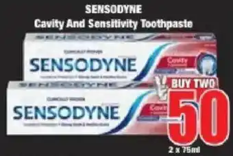 Boxer SENSODYNE Cavity And Sensitivity Toothpaste offer