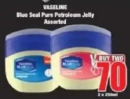 Boxer VASELINE Blue Seal Pure Petroleum Jelly Assorted offer
