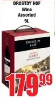 Boxer DROSTDY HOF Wine Assorted offer