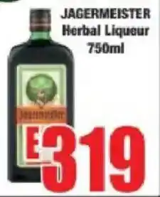 Boxer JAGERMEISTER Herbal Liqueur offer