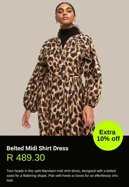 Woolworths Belted Midi Shirt Dress offer