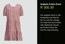 Woolworths Anglaise Cotton Dress offer