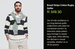 Woolworths Broad Stripe Cotton Rugby Golfer offer