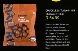 Woolworths Chuckles Toffee in Milk Chocolate offer