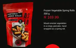 Woolworths Frozen Vegetable Spring Rolls offer