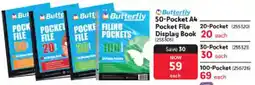 Makro Butterfly 50-Pocket A4 Pocket File Display Book offer