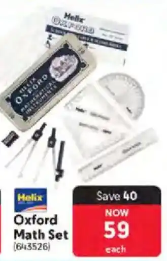 Makro Helix Oxford Math Set offer