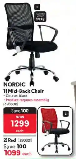 Makro NORDIC Mid-Back Chair offer