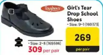 Makro Toughees Girl's Tear Drop School Shoes offer