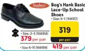 Makro Toughees Boy's Hank Basic Lace-Up School Shoes offer