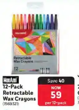 Makro Monami Retractable Wax Crayons offer
