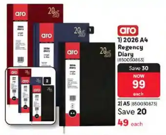 Makro Aro 2026 A4 Regency Diary offer
