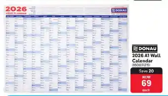 Makro DONAU 2026 A1 Wall Calendar offer