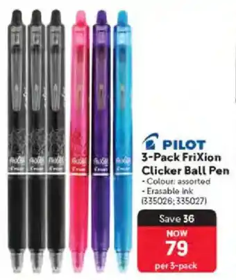 Makro PILOT Frixion Clicker Ball Pen offer