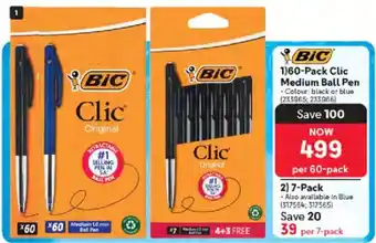 Makro BIC Clic Medium Ball Pen offer
