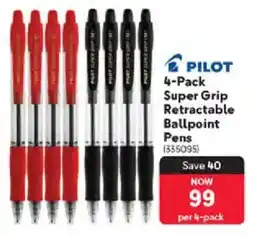 Makro PILOT Super Grip Retractable Ballpoint Pens offer