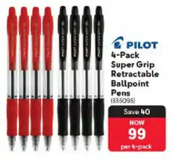Makro PILOT Super Grip Retractable Ballpoint Pens offer