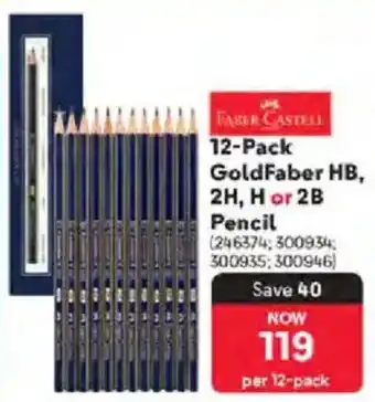 Makro Faber Castell GoldFaber HB, 2H, H or 2B Pencil offer