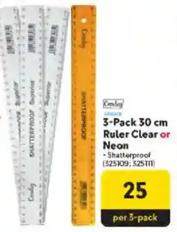 Makro Croxley Ruler Clear or Neon offer