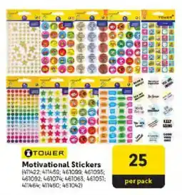 Makro Tower Motivational Stickers offer