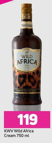 Game KWV Wild Africa Cream-750ml offer
