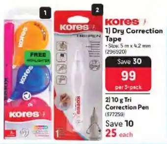 Makro Kores Dry Correction Tape offer