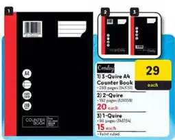 Makro Croxley 3-Quire A4 Counter Book offer