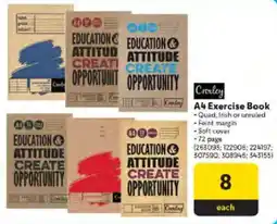 Makro Croxley A4 Exercise Book offer
