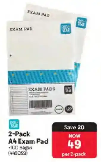 Makro Pen Gear A4 Exam Pad offer