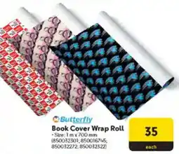 Makro Butterfly Book Cover Wrap Roll offer