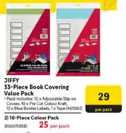 Makro JIFFY Book Covering Value Pack offer