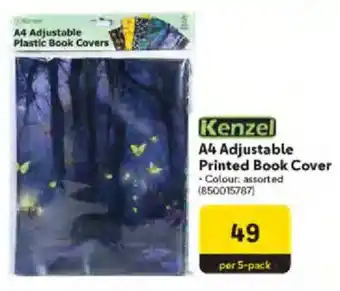 Makro Kenzel A4 Adjustable Printed Book Cover offer