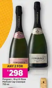 Game Pongracz Brut Or Rose Methode Cap Classique-For Any 2 x 750ml offer